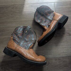 Justin | Gypsy Western Boot In Ostrich